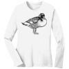 1-DAY RUSH NO MINIMUM Ladies Long Sleeve Crew Neck T-Shirt Thumbnail
