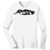 1-DAY RUSH NO MINIMUM Ladies Long Sleeve Crew Neck T-Shirt Thumbnail