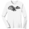 1-DAY RUSH NO MINIMUM Ladies Long Sleeve Crew Neck T-Shirt Thumbnail