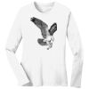 1-DAY RUSH NO MINIMUM Ladies Long Sleeve Crew Neck T-Shirt Thumbnail