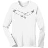 1-DAY RUSH NO MINIMUM Ladies Long Sleeve Crew Neck T-Shirt Thumbnail