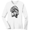 1-DAY RUSH NO MINIMUM Ladies Long Sleeve Crew Neck T-Shirt Thumbnail
