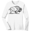 1-DAY RUSH NO MINIMUM Ladies Long Sleeve Crew Neck T-Shirt Thumbnail
