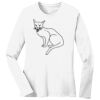 1-DAY RUSH NO MINIMUM Ladies Long Sleeve Crew Neck T-Shirt Thumbnail