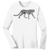 1-DAY RUSH NO MINIMUM Ladies Long Sleeve Crew Neck T-Shirt Thumbnail