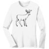 1-DAY RUSH NO MINIMUM Ladies Long Sleeve Crew Neck T-Shirt Thumbnail