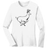 1-DAY RUSH NO MINIMUM Ladies Long Sleeve Crew Neck T-Shirt Thumbnail