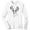 1-DAY RUSH NO MINIMUM Ladies Long Sleeve Crew Neck T-Shirt Thumbnail