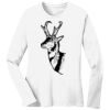 1-DAY RUSH NO MINIMUM Ladies Long Sleeve Crew Neck T-Shirt Thumbnail