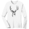 1-DAY RUSH NO MINIMUM Ladies Long Sleeve Crew Neck T-Shirt Thumbnail