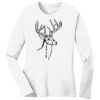 1-DAY RUSH NO MINIMUM Ladies Long Sleeve Crew Neck T-Shirt Thumbnail
