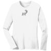 1-DAY RUSH NO MINIMUM Ladies Long Sleeve Crew Neck T-Shirt Thumbnail