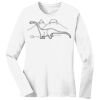 1-DAY RUSH NO MINIMUM Ladies Long Sleeve Crew Neck T-Shirt Thumbnail