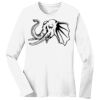 1-DAY RUSH NO MINIMUM Ladies Long Sleeve Crew Neck T-Shirt Thumbnail