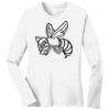 1-DAY RUSH NO MINIMUM Ladies Long Sleeve Crew Neck T-Shirt Thumbnail