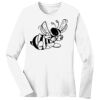 1-DAY RUSH NO MINIMUM Ladies Long Sleeve Crew Neck T-Shirt Thumbnail