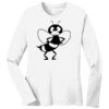 1-DAY RUSH NO MINIMUM Ladies Long Sleeve Crew Neck T-Shirt Thumbnail