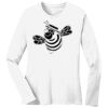 1-DAY RUSH NO MINIMUM Ladies Long Sleeve Crew Neck T-Shirt Thumbnail