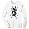 1-DAY RUSH NO MINIMUM Ladies Long Sleeve Crew Neck T-Shirt Thumbnail