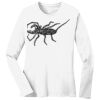 1-DAY RUSH NO MINIMUM Ladies Long Sleeve Crew Neck T-Shirt Thumbnail