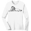 1-DAY RUSH NO MINIMUM Ladies Long Sleeve Crew Neck T-Shirt Thumbnail