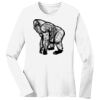 1-DAY RUSH NO MINIMUM Ladies Long Sleeve Crew Neck T-Shirt Thumbnail