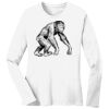 1-DAY RUSH NO MINIMUM Ladies Long Sleeve Crew Neck T-Shirt Thumbnail