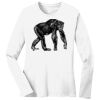 1-DAY RUSH NO MINIMUM Ladies Long Sleeve Crew Neck T-Shirt Thumbnail