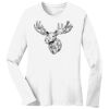 1-DAY RUSH NO MINIMUM Ladies Long Sleeve Crew Neck T-Shirt Thumbnail