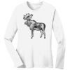 1-DAY RUSH NO MINIMUM Ladies Long Sleeve Crew Neck T-Shirt Thumbnail