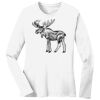 1-DAY RUSH NO MINIMUM Ladies Long Sleeve Crew Neck T-Shirt Thumbnail