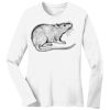 1-DAY RUSH NO MINIMUM Ladies Long Sleeve Crew Neck T-Shirt Thumbnail