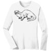 1-DAY RUSH NO MINIMUM Ladies Long Sleeve Crew Neck T-Shirt Thumbnail