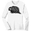 1-DAY RUSH NO MINIMUM Ladies Long Sleeve Crew Neck T-Shirt Thumbnail