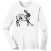 1-DAY RUSH NO MINIMUM Ladies Long Sleeve Crew Neck T-Shirt Thumbnail