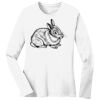 1-DAY RUSH NO MINIMUM Ladies Long Sleeve Crew Neck T-Shirt Thumbnail