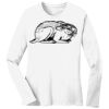 1-DAY RUSH NO MINIMUM Ladies Long Sleeve Crew Neck T-Shirt Thumbnail