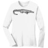 1-DAY RUSH NO MINIMUM Ladies Long Sleeve Crew Neck T-Shirt Thumbnail