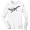 1-DAY RUSH NO MINIMUM Ladies Long Sleeve Crew Neck T-Shirt Thumbnail