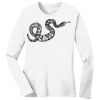 1-DAY RUSH NO MINIMUM Ladies Long Sleeve Crew Neck T-Shirt Thumbnail