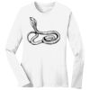 1-DAY RUSH NO MINIMUM Ladies Long Sleeve Crew Neck T-Shirt Thumbnail