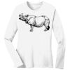 1-DAY RUSH NO MINIMUM Ladies Long Sleeve Crew Neck T-Shirt Thumbnail