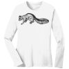 1-DAY RUSH NO MINIMUM Ladies Long Sleeve Crew Neck T-Shirt Thumbnail