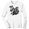 1-DAY RUSH NO MINIMUM Ladies Long Sleeve Crew Neck T-Shirt Thumbnail