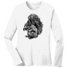 1-DAY RUSH NO MINIMUM Ladies Long Sleeve Crew Neck T-Shirt Thumbnail