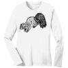 1-DAY RUSH NO MINIMUM Ladies Long Sleeve Crew Neck T-Shirt Thumbnail
