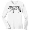 1-DAY RUSH NO MINIMUM Ladies Long Sleeve Crew Neck T-Shirt Thumbnail