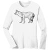 1-DAY RUSH NO MINIMUM Ladies Long Sleeve Crew Neck T-Shirt Thumbnail