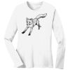 1-DAY RUSH NO MINIMUM Ladies Long Sleeve Crew Neck T-Shirt Thumbnail