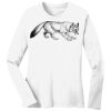 1-DAY RUSH NO MINIMUM Ladies Long Sleeve Crew Neck T-Shirt Thumbnail
